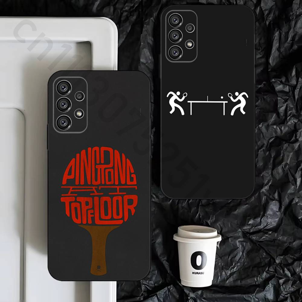 Table Tennis Quotes - Cover per telefono in silicone morbido