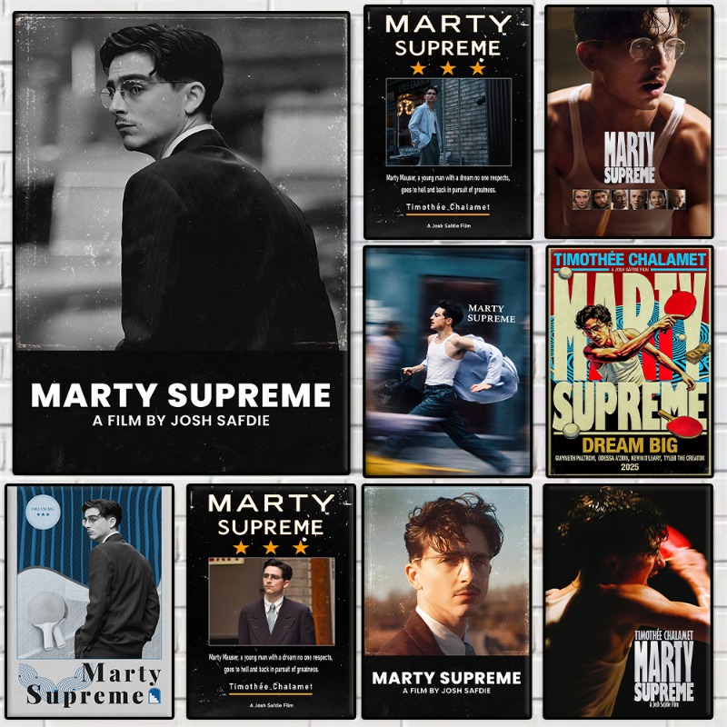 Table Tennis Marty Supreme - Poster del Film Marty Supreme Tennis