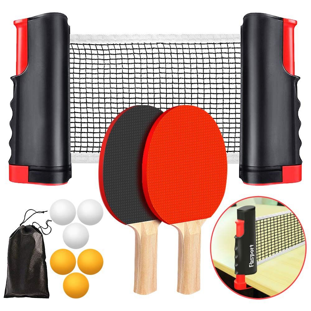Table Tennis Online - Set Completo di Rete Retrattile per
