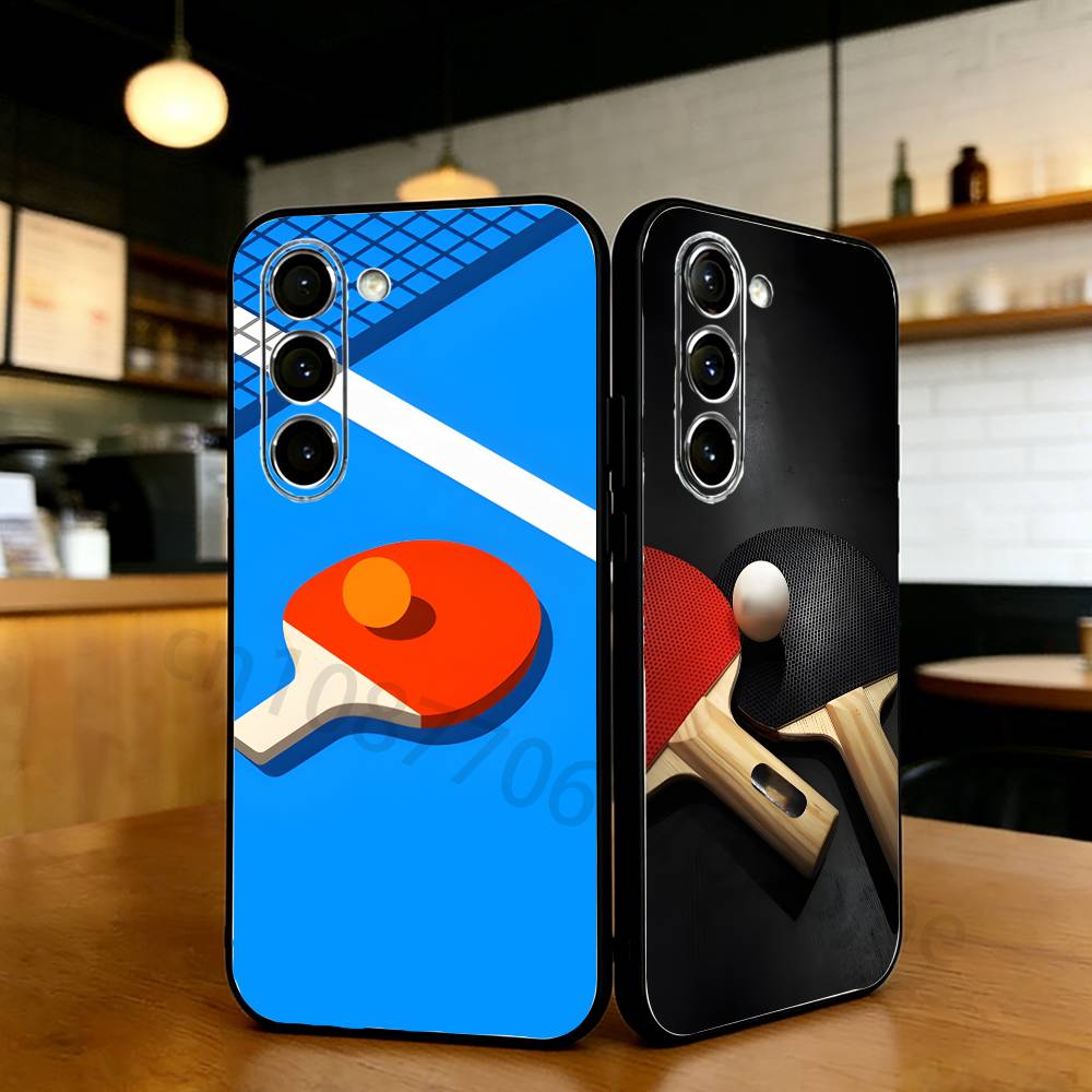 Table Tennis Quotes - Custodia per telefono con racchetta da