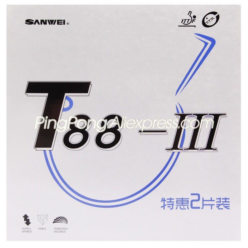 Table Tennis Vr - Originale SANWEI T88-3 Gomma da ping