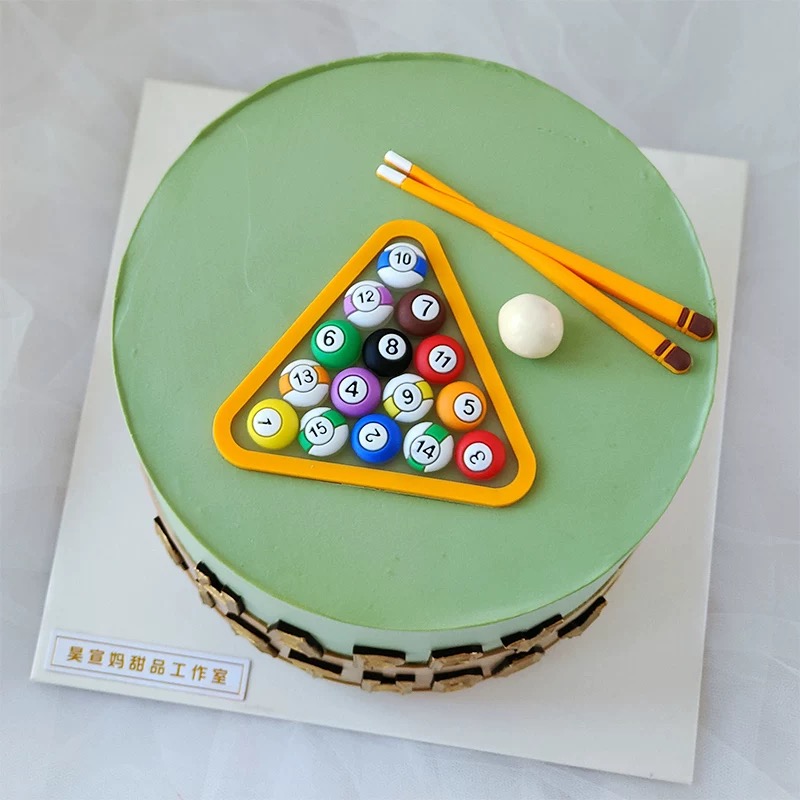 Table Tennis Games - Decorazione di compleanno per torta da