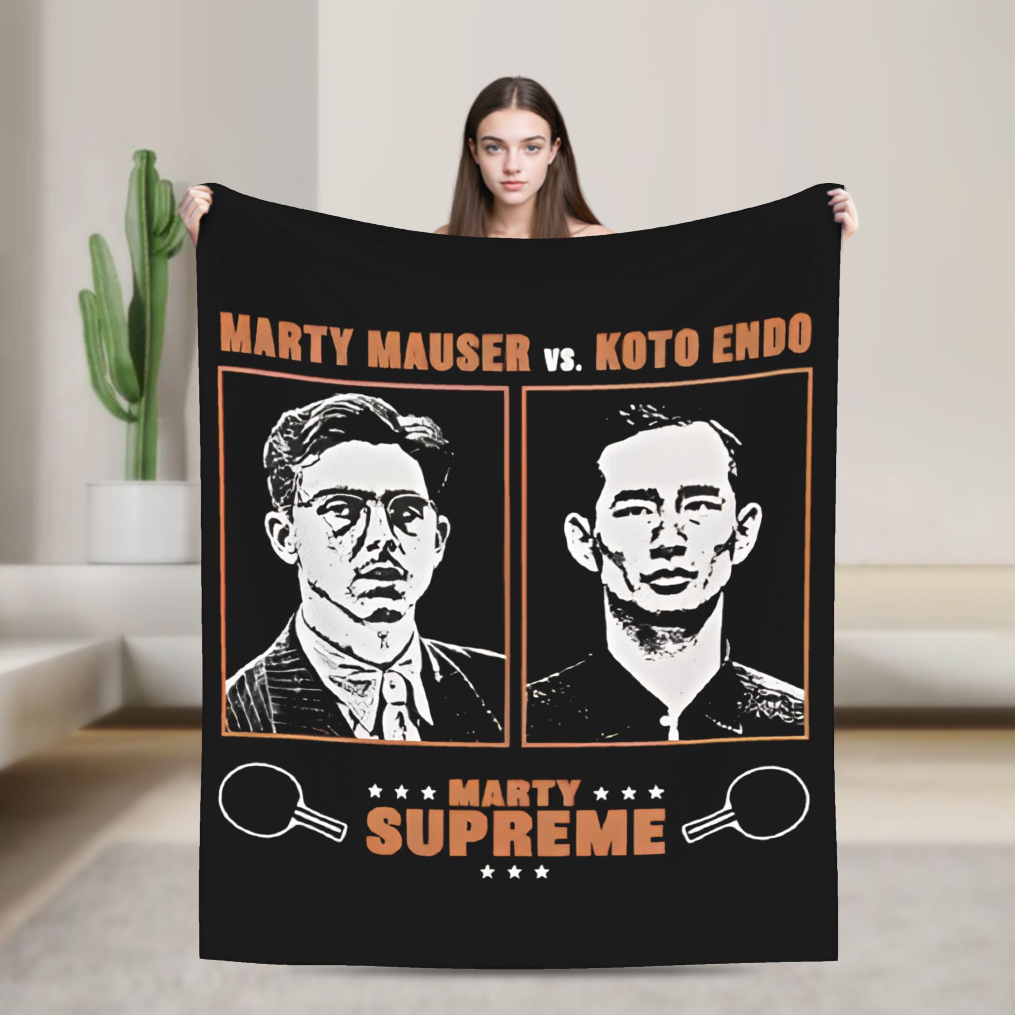 Table Tennis Marty Supreme - Coperta in pile Marty Supreme per