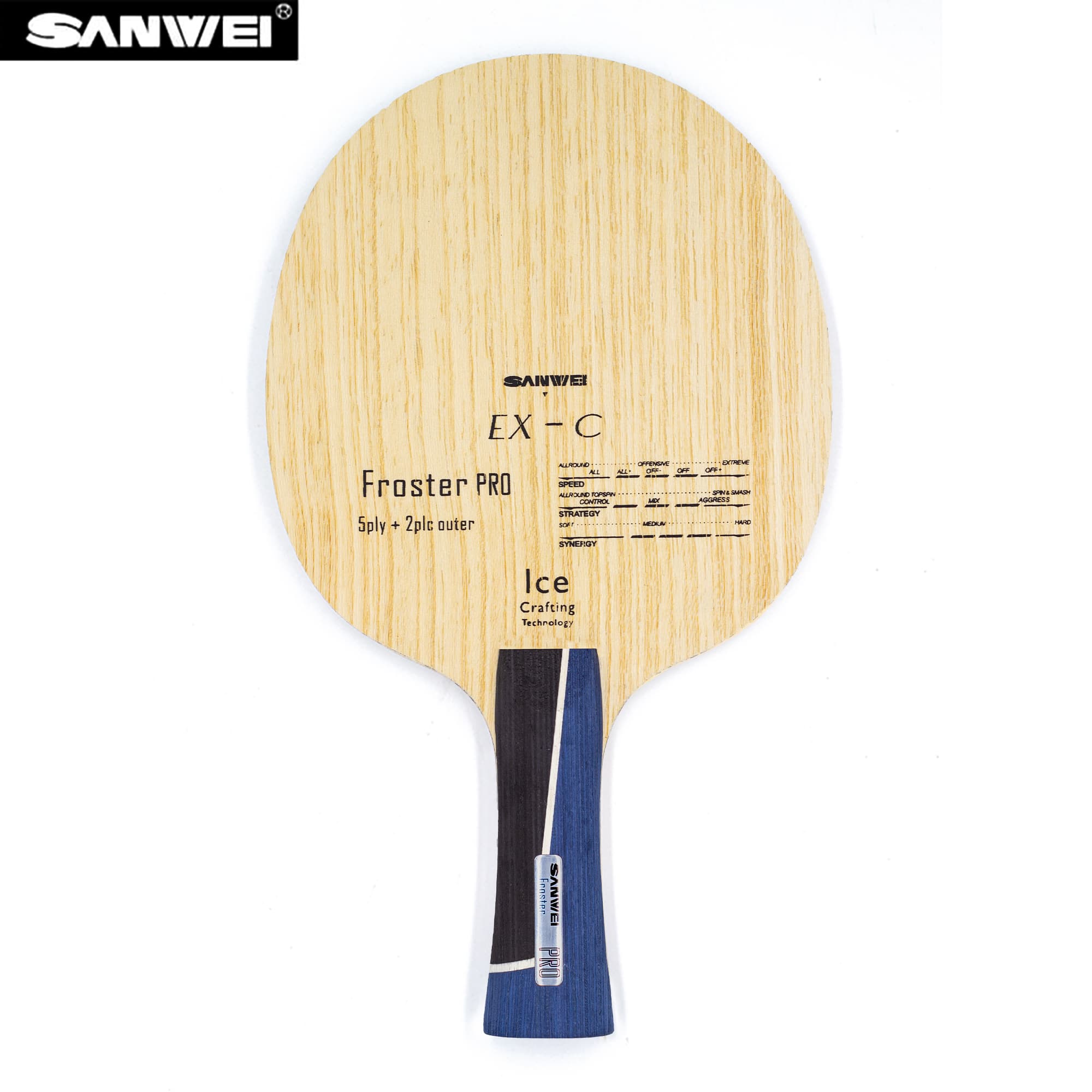 Table Tennis Blades - SANWEI ALC Lama da ping pong