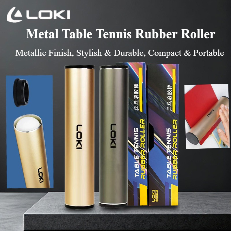 Table Tennis Balls - Contenitore per Palline in Metallo LOKI,