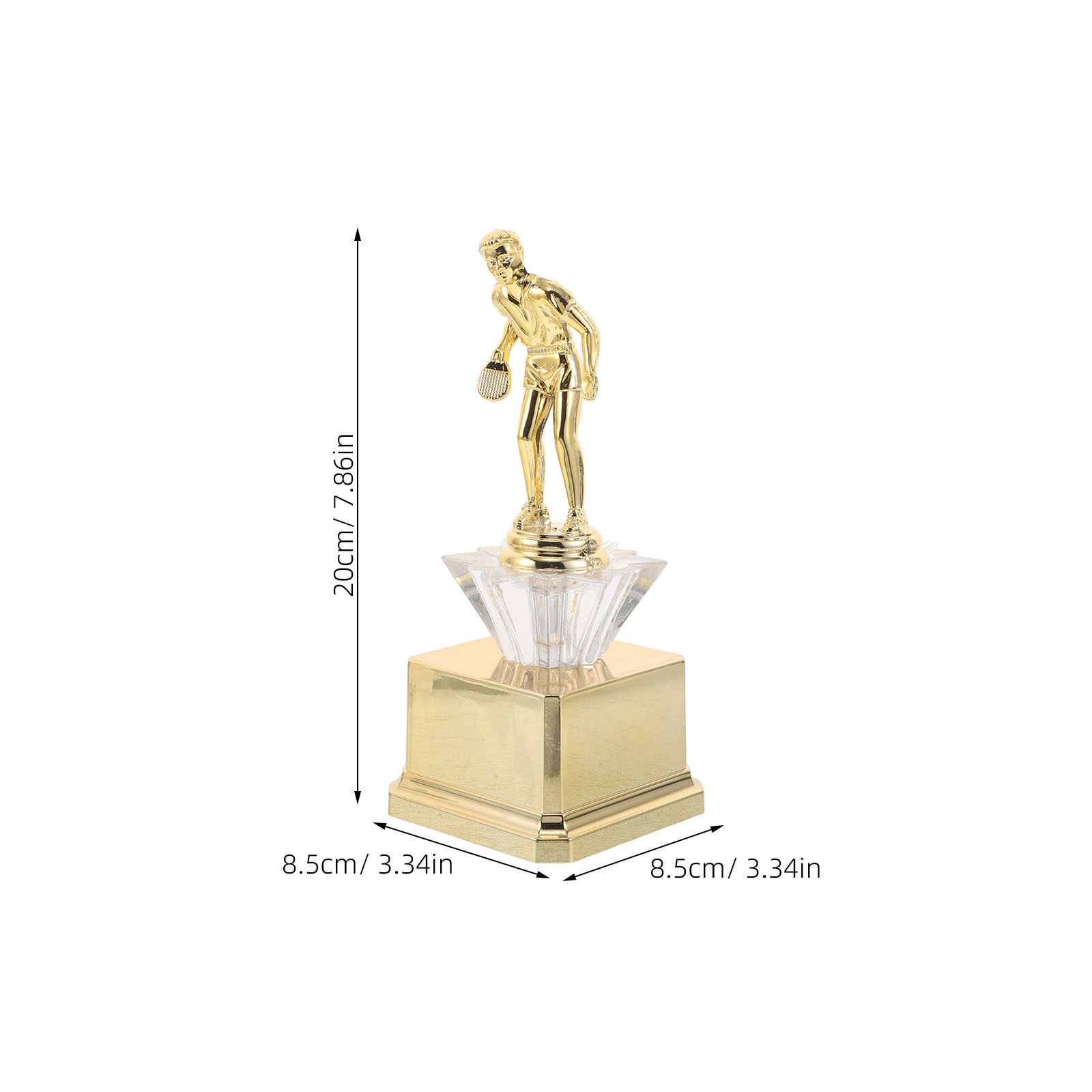 Trofeo in Plastica Dorata per  - Table Tennis Championships recensione e prezzo