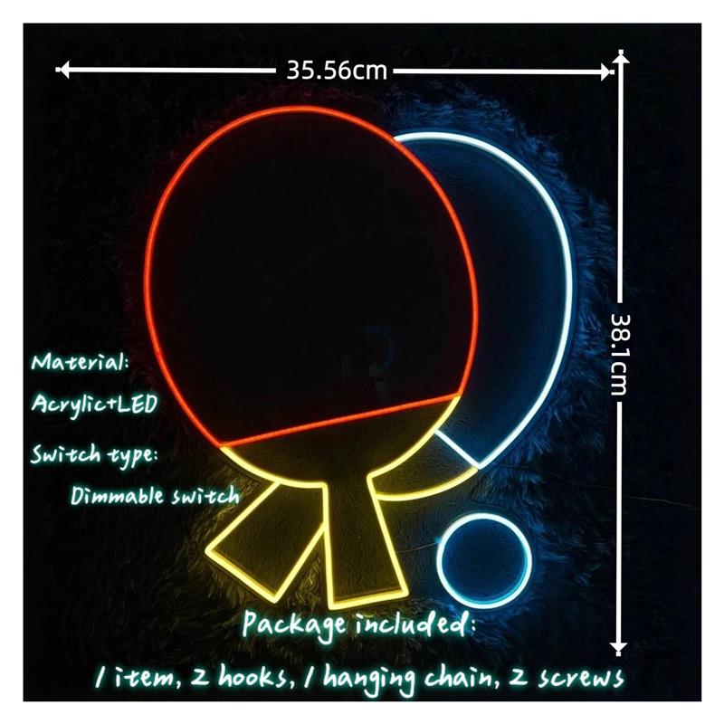 Insegna al neon a LED con racc - Hall Table Tennis recensione e prezzo