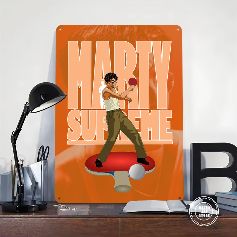 Poster in Metallo Marty Suprem - Table Tennis Marty Supreme recensione e prezzo