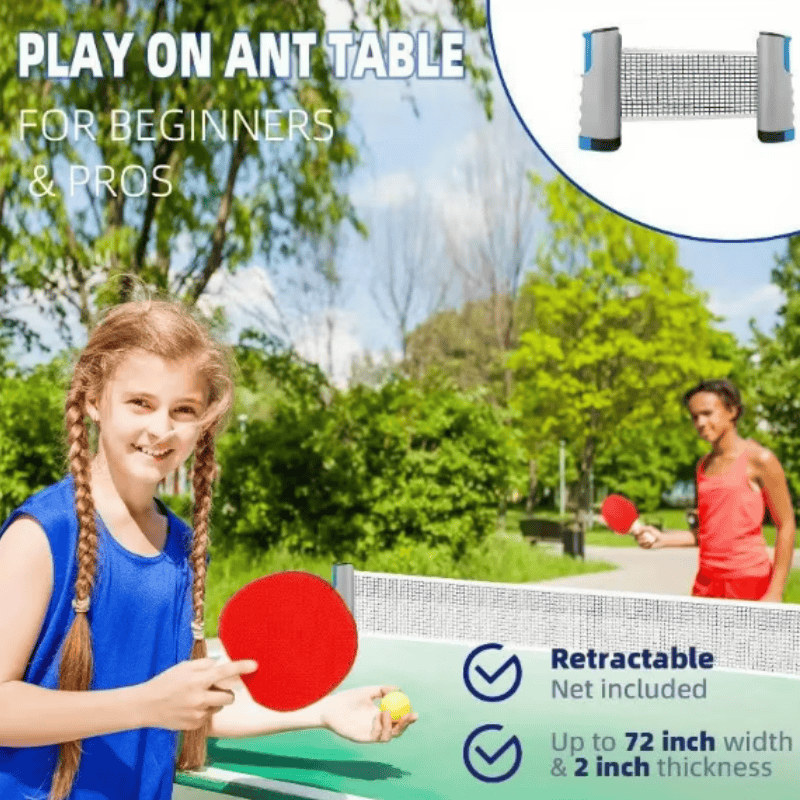 1 pz/Rete da ping pong retratt - Table Tennis Online recensione e prezzo